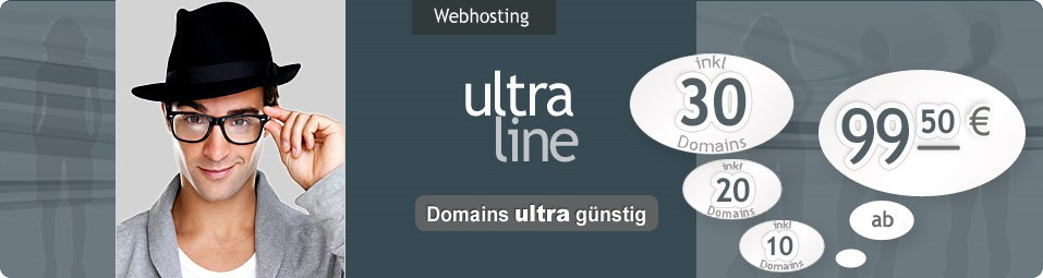 add-x Hosting - Webhosting: Domains schon drin
